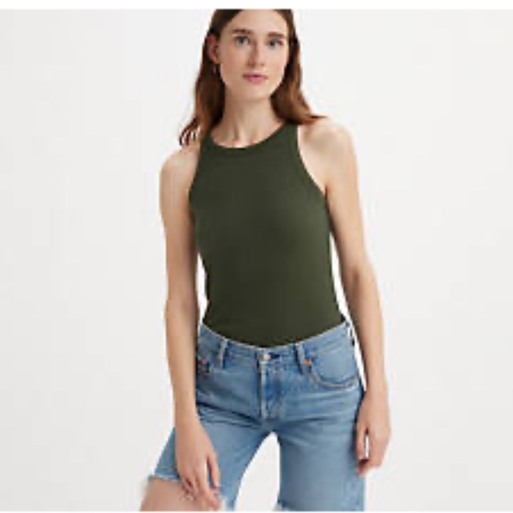 Levi’s essential racer tank top, size x-small